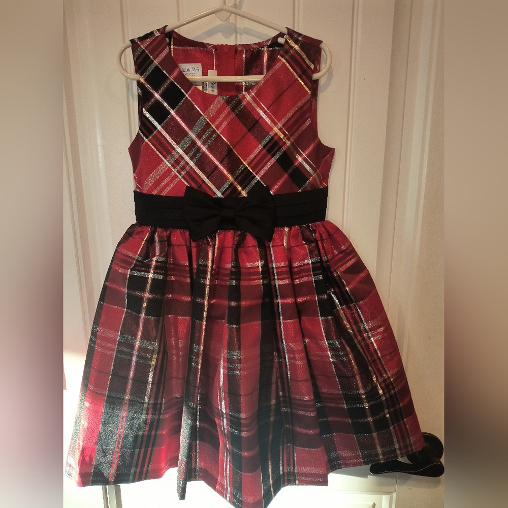 Plaid Holiday Dress Formal